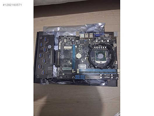 Masaüstü Bilgisayar - Anakart Esonic HM76-65 BTC Combo Anakart Temiz Anakart Anakart