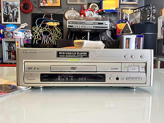 【美品】PIONEER パイオニア DVL-9 DVD/LDプレーヤー 整備動作品 おまけDV-220V DVDプレーヤー ２台セット 代替リモコン付 ※管AL44194