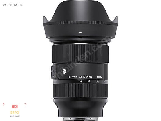 Lensler / Sigma 24-70mm f2.8 DG DN Art Lens (Sony E) sahibinden