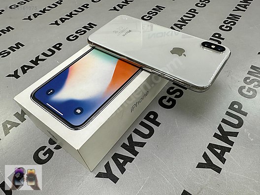 Apple / iPhone X / İPHONE X 64 GB BEYAZ HATASIZ İŞLEMSİZ SORUNSUZ