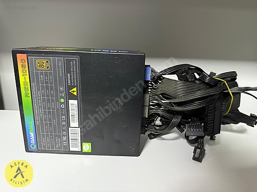 GameMax 1050W Watt +80 Gold Modüler Güç Kaynağı (PSU) - Güç Kaynağı ve Tüm Masaüstü Bilgisayar Parçaları sahibinden.com'da