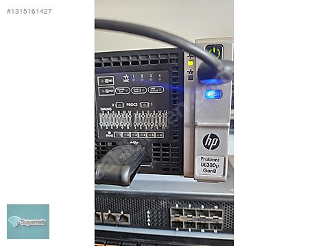 Kurumsal Temiz HP DL380p Gen8 Sunucu - 64GB Bellek - 4x300GB SAS