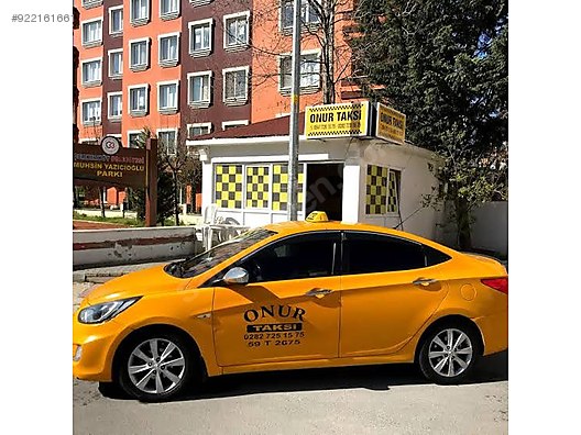 onur taksi duragi satilik plaka