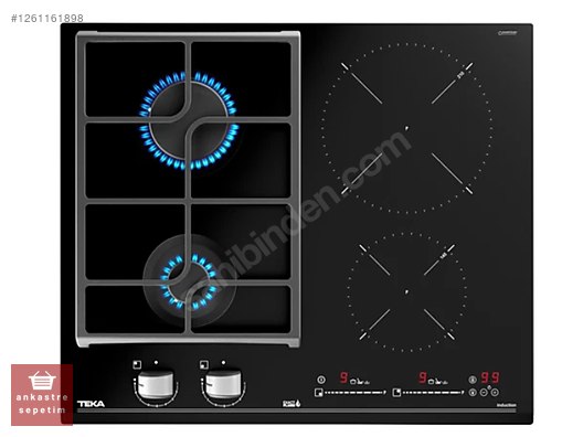 TEKA JZC 64322 ABN BK İNDÜKSİYON+GAZLI 60 CM CAM OCAK sahibinden