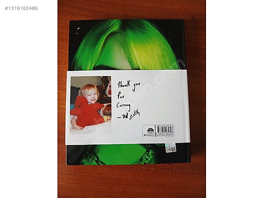 billie eilish kitap fotoğraf albümü on sahibinden.com - 1316162486