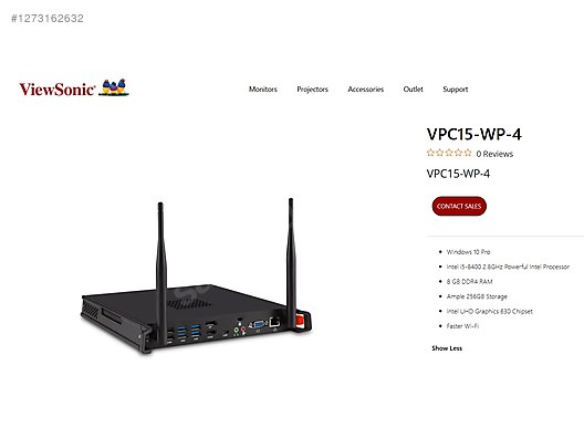 Viewsonic VPC15-WP-4 Viewboard için slotpc - Alışveriş :: Sıfır, İkinci El Ürünlerle sahibinden.com'da
