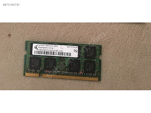 1gb Ddr2 800mhz Laptop Ram At Sahibinden Com 876898826