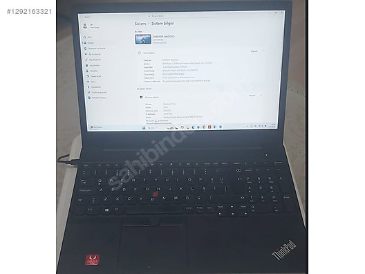Lenovo / Lenovo ThinkPad E595 20NF001PTX AMD R7-3700U Radeon Vega