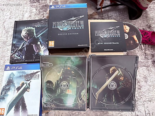 PS4 FF7R セット Final Fantasy VII Remake Deluxe Edition ps4 oyun on sahibinden.com