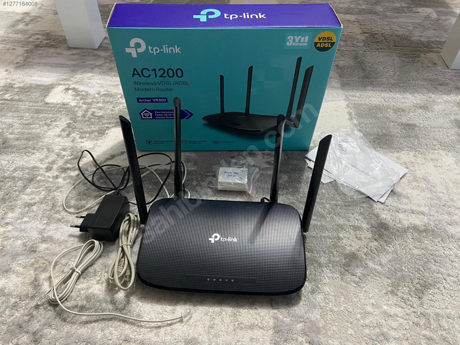 TP-Link Archer VR300 | WiFi 5 VDSL/ADSL Modem Router - VDSL Modem ...