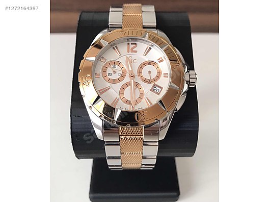 gold calendar 2002 午 Guess Collection / SIFIR AYARINDA SWISS ORJINAL GUESS COLLECTION