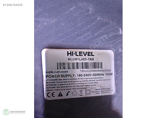 13AT403, HK-T-RT2871P838, HI-LEVELHL49FIL403-TNR ANAKART - TV