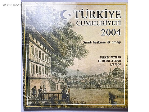 Cumhuriyet Dönemi / 2004 Türkiye Euro deneme Set sahibinden.comda