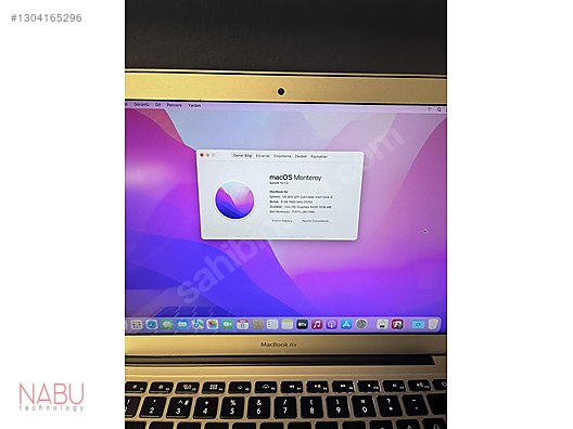 Apple Macbook / MacBook Air A1466 2017 - çok temiz , sıfır