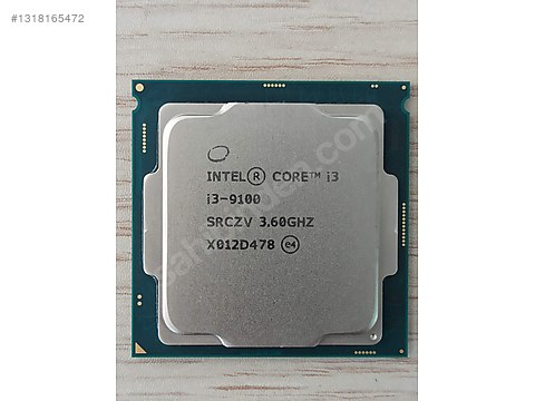 Intel Core i3-9100 3.60GHz 6MB Önbellek Soket 1151 İşlemci