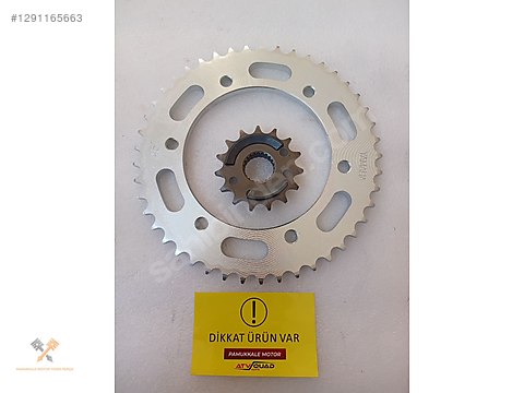 Şanzıman / YAMAHA YBR 250 DİŞLİ SETİ ÖN ARKA DİŞLİ SIFIR ÜRÜN