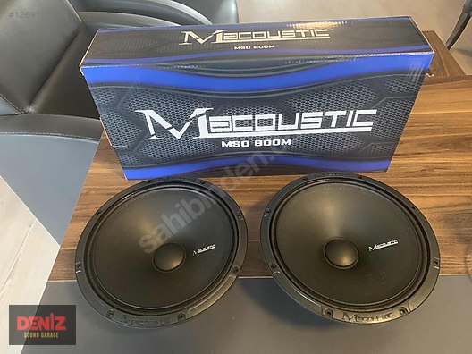 MACO☆ Hoparlör / Midrange / Macoustıc 20 cm Midrange MSQ-800M 350 Watt