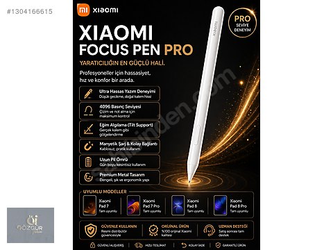 XİAOMİ FOCUS PEN PRO BEYAZ (XİAOMİ TÜRKİYE GARANTİLİ) sahibinden