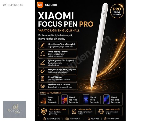 XİAOMİ FOCUS PEN PRO BEYAZ (XİAOMİ TÜRKİYE GARANTİLİ) sahibinden