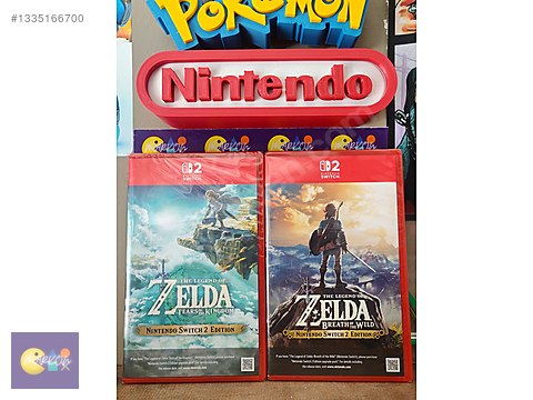 Zelda Wild - Kingdom Switch 2 Bunle Set Fiziki Kartuş SIFIR - İlan