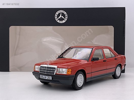 1.18 ÖLÇEK NOREV MARKA LİSANSLI MERCEDES 190E W201 SIFIR KUTULU on