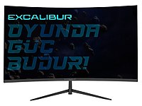 Casper Excalibur 200hz kavisli oyuncu monitörü
