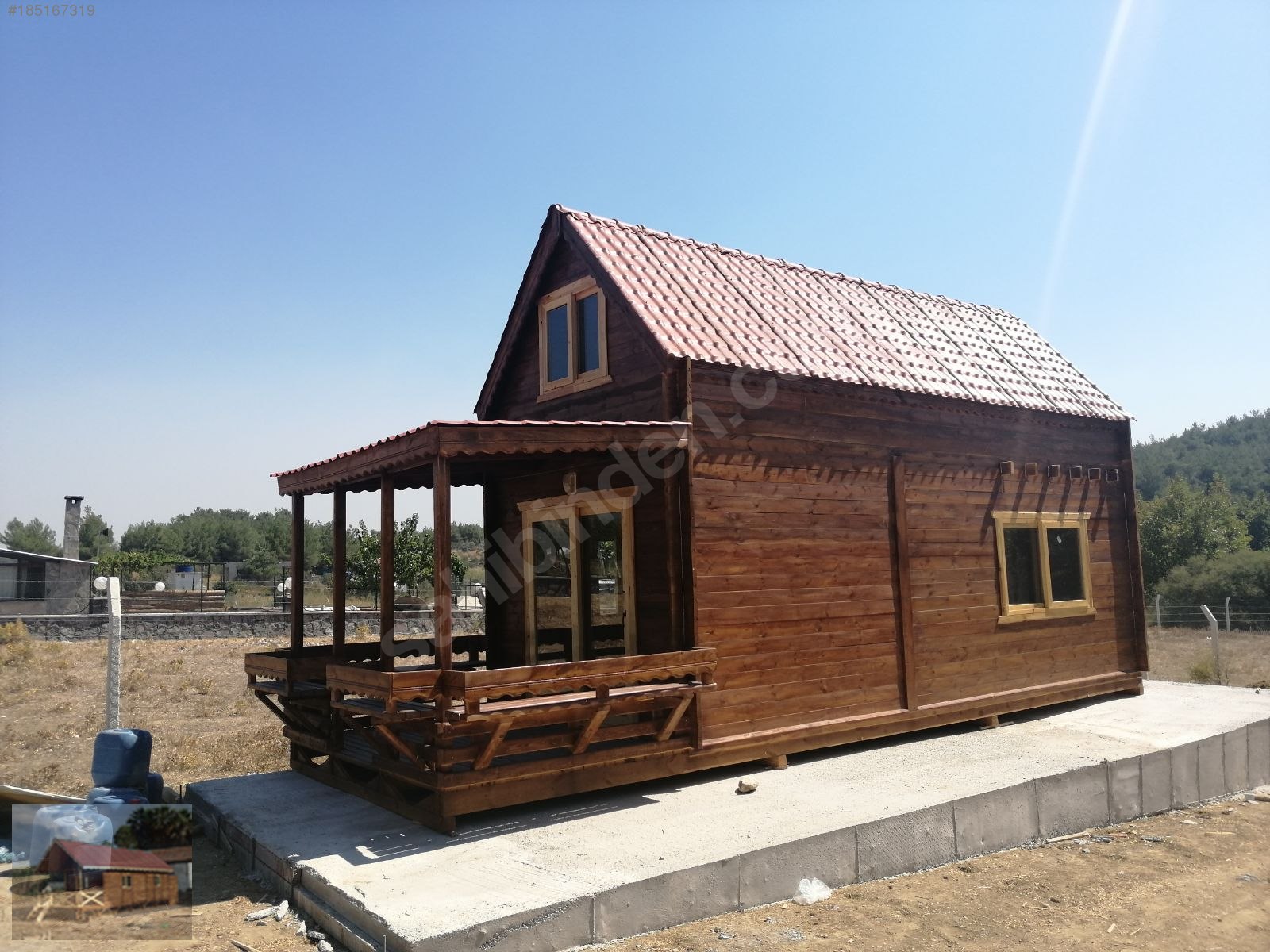 ÇİVİSİZ KURTBOĞAZ TEKNİĞİ İLE YAPILMIŞ AHŞAP EVLER Satılık Prefabrik
