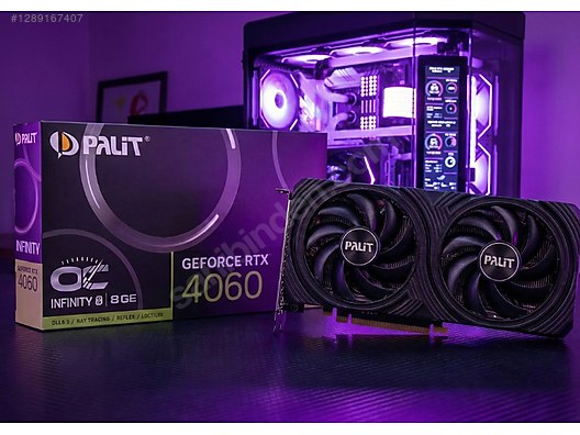 Palit RTX 4060 Infinity 2 - 8GB | Temiz | Kutulu | SADECE TAKAS