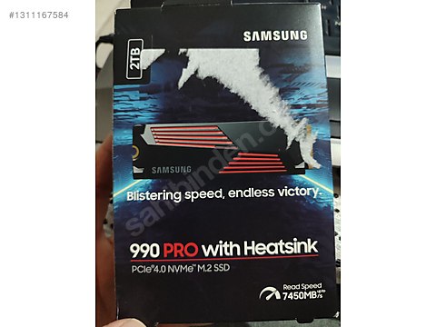 Samsung 990 Pro Heatsink 2TB 7450-6900MB SSD sahibinden.comda