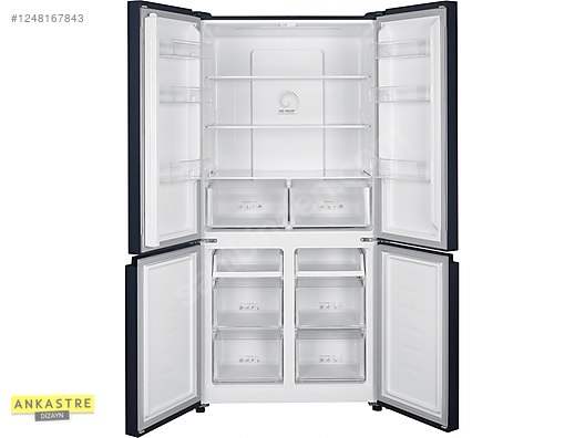 Franke FMD 600 TNF NE E Black Çift kapılı NoFrost Solo Buzdolabı