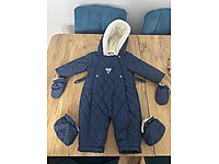 Bebek astronot mont ve bebek panduf patik