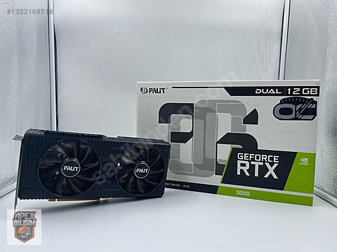 Palit RTX 3060 Dual 192 Bit GDDR6 12 GB Ekran Kartı sahibinden