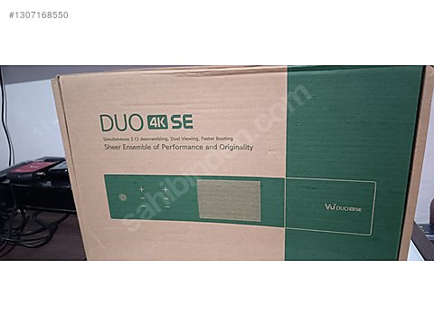 Vu+ Duo 4K SE DVB-S2X FBC Enigma2 4K UHD Uydu Alıcı sahibinden