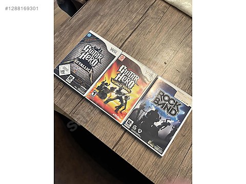 Wİİ ROCKBAND-GUITAR HERO (METALLICA-WORLD TOUR) ÇİZİKSİZ on