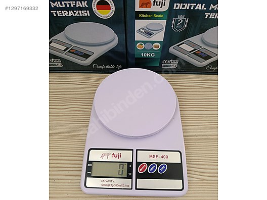 10 Kg Kapasiteli Hassas Mutfak Terazisi - Fuji MSF-400 (Sıfır) on