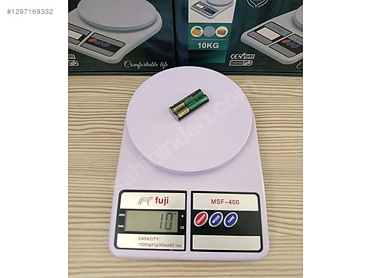 10 Kg Kapasiteli Hassas Mutfak Terazisi - Fuji MSF-400 (Sıfır) on