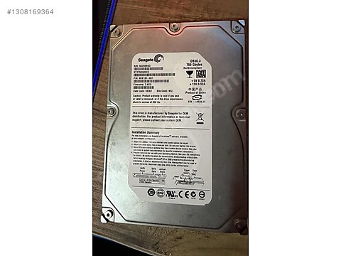 HDD 750G 2,5インチ 10個まとめ　確認済み SEAGATE 750GB HARDDİSK 7200RPM SORUNSUZ TEMİZ sahibinden.comda