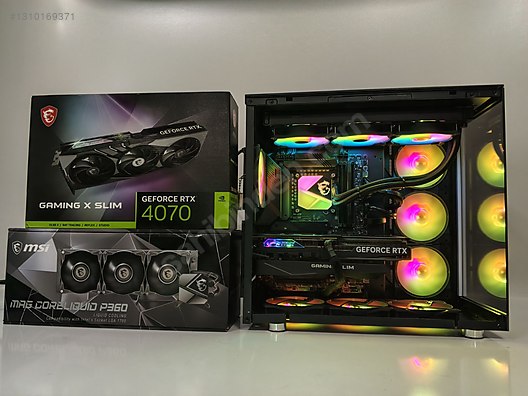 PC-OEM / İntel İ9-12900K 24 Çekirdek // Msi Z790//Msi RTX 4070