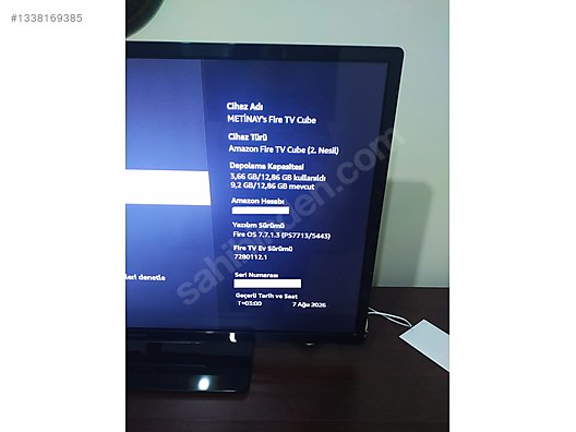 Amazon Fire TV / AMAZON FİRE TV CUBE 4K ULTRA HD 2. NESİL ANDROİD
