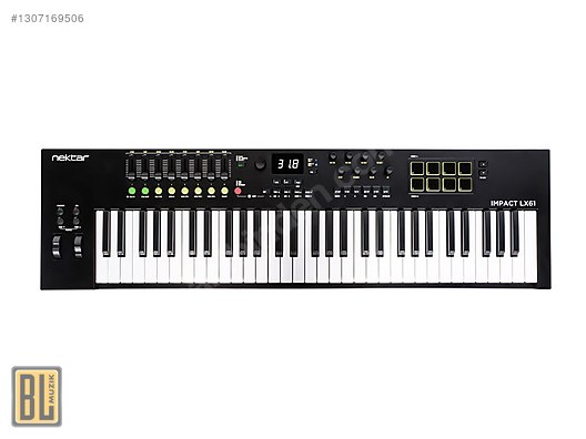 Nektar Impact LX61 MK3 - USB MIDI Controller Keyboard - MIDI