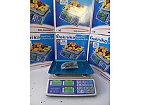 Elektronik Terazi 40 KG 2 Gr Hassas Çift Ekranlı Şarjlı Kullanım