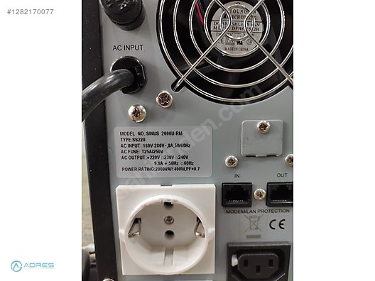 İkinci El ve Sıfır Alışveriş / Bilgisayar / Çevre Birimleri / Kesintisiz Güç Kaynağı (UPS)