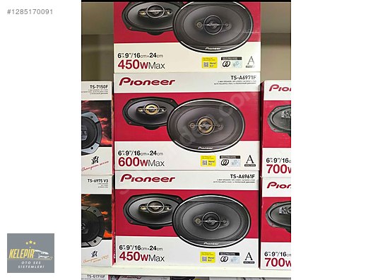 まーこ55553DL Pioneer YETKİLİ SATICIDAN TS-A6961F 450 WAT 6X9 OVAL COAXİEL