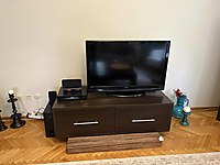 Tv ünitesi konsol ahşap venge çekmeceli #1282170238