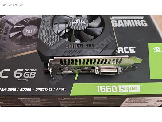 ASUS TUF GAMING GTX 1660 SUPER 6GB sahibinden.comda - 1323170373