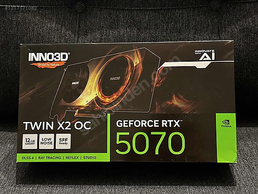 INNO3D Geforce RTX5070 Twin X2 Oc 12GB 192BIT GDDR7 sahibinden