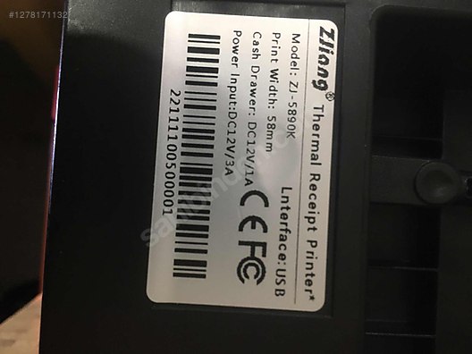 Zjiang termal adisyon yazıcı - Barkod Cihazı & El Terminali ilanları sahibinden.com'da