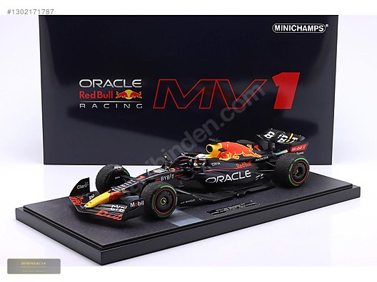 ミニカー RED BULL RENAULT F1 MINI CHAMPS 1/18 Minichamps 1:18 Verstappen Red Bull RB19 #1 勝者 バーレーン GP 式