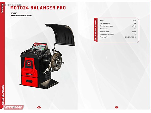 Lastik Balans Makinesi - Otomotiv Endüstri Makineleri