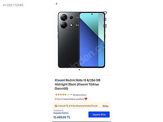 Used & Brand New Items / Cell Phones & Accessories / Cell Phones / Xiaomi / Redmi Note 13